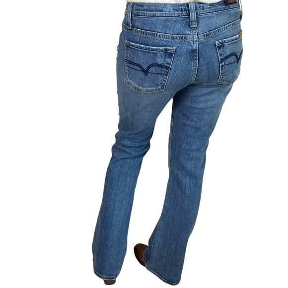 VERTIGO Paris Y2K Bootcut Bling Jeans Heavily Beaded Low Rise Stage Western - Picture 5 of 16